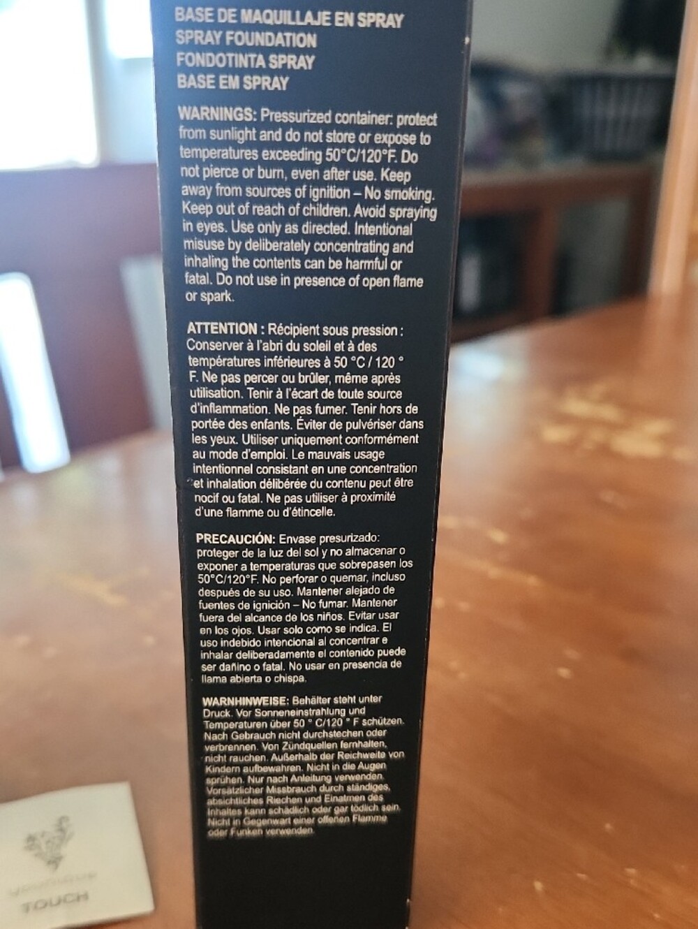Younique Touch Spray Foundation 1.6 fl oz / 50 ml NIB Velour Discontinued - Picture 4 of 8